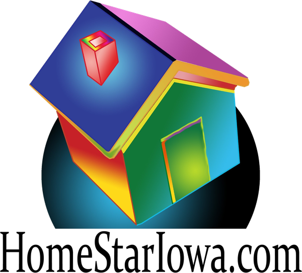 Home Star Iowa logo – home energy auditing and building performance testing in Cedar Rapids, Iowa